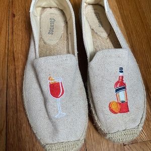 The Spritz Platform Smoking Slipper Soludos 8.5